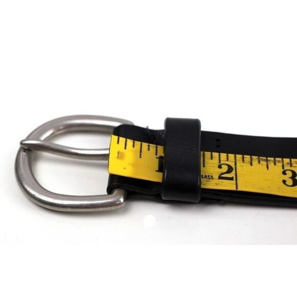 Old Navy BLACK GENUINE LEATHER 1 1/4"Wd CASUAL DRESS MEN'S BELT Sz 38 (X 70 - Picture 9 of 12